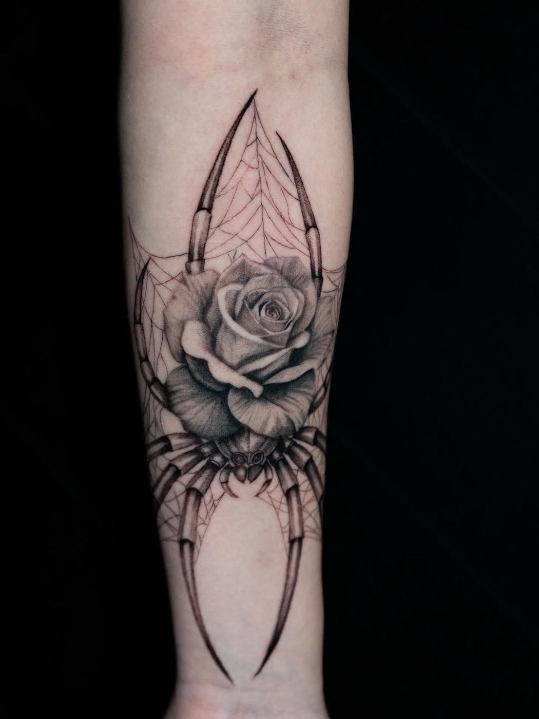 Tattoo work by Jeorge at Unscripted Ink NYC — Anime · Cyber Sigil · Black & Grey — portfolio image 3