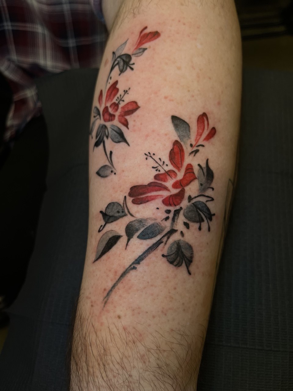 Tattoo work by Liv at Unscripted Ink NYC — Color · Florals · Illustrative — portfolio image 9
