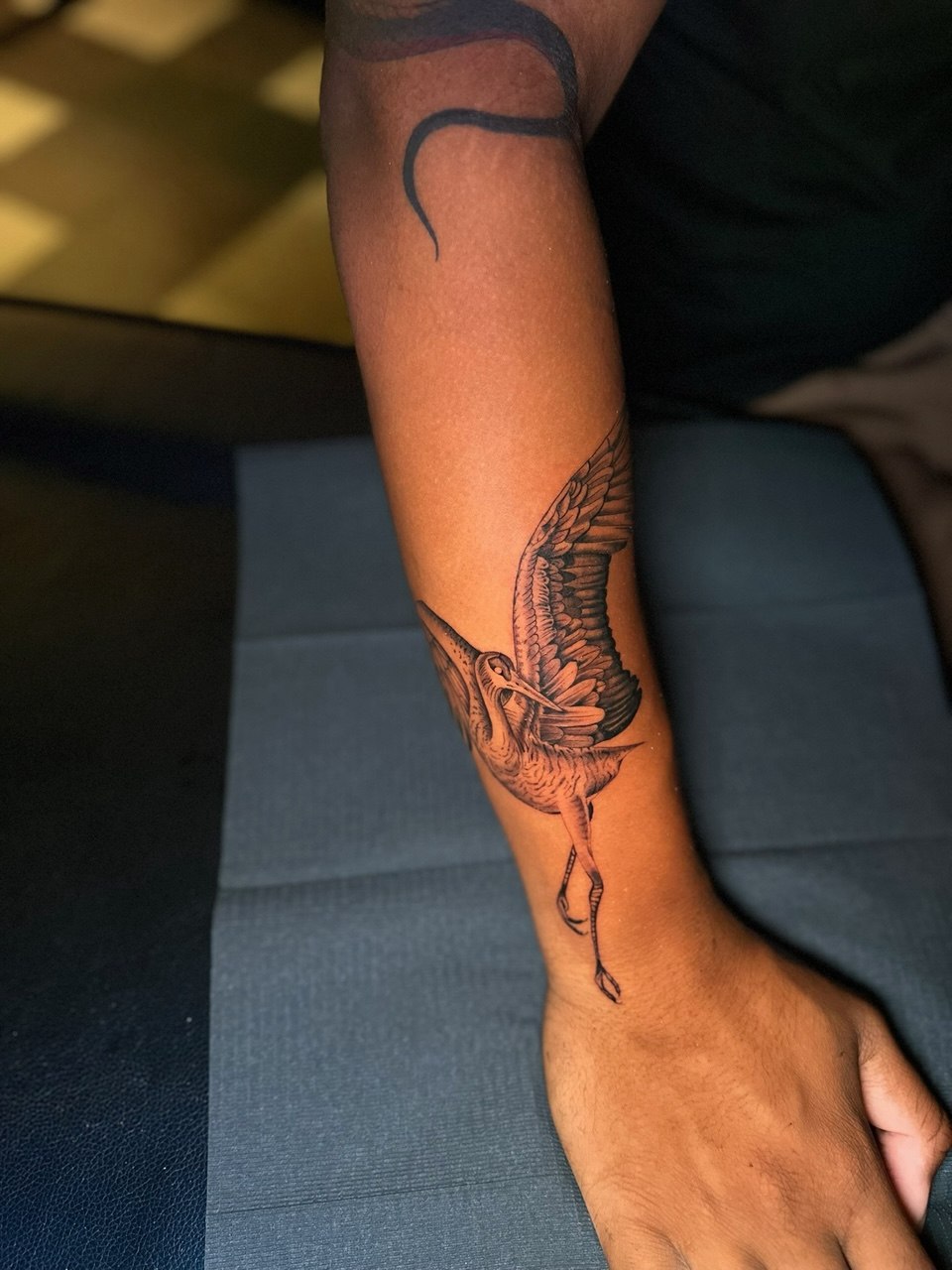 Tattoo work by Saint at Unscripted Ink NYC — Black & Grey · Fine Line · Realism — portfolio image 7