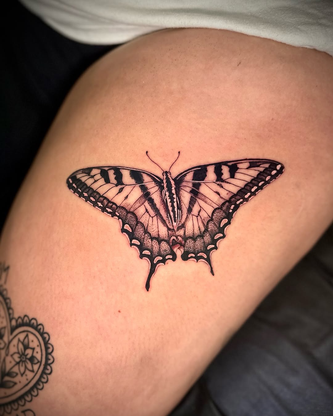 Tattoo work by Saint at Unscripted Ink NYC — Black & Grey · Fine Line · Realism — portfolio image 5