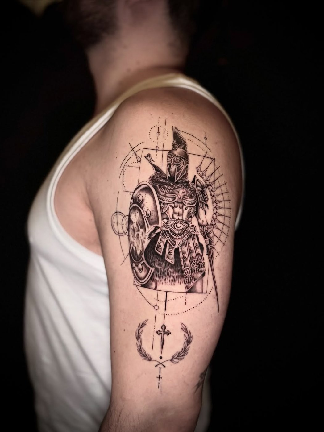 Tattoo work by Saint at Unscripted Ink NYC — Black & Grey · Fine Line · Realism — portfolio image 3