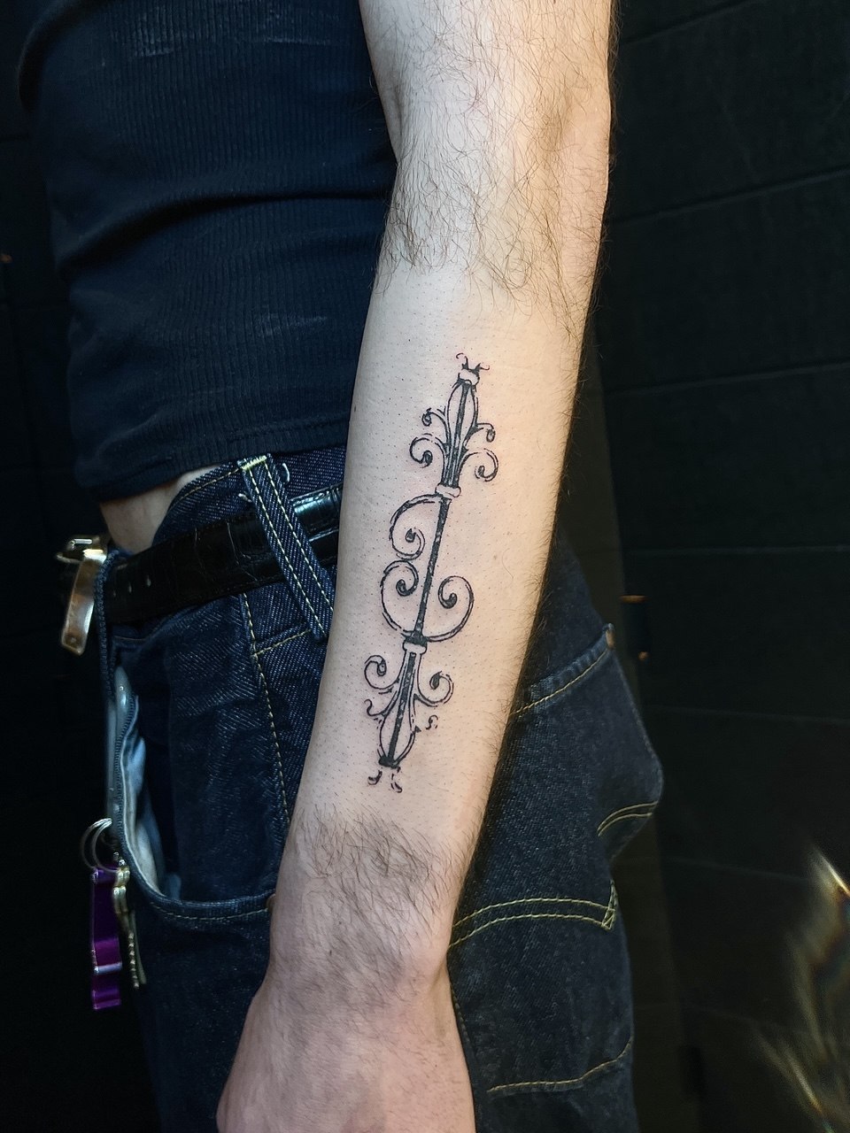 Tattoo work by Trey at Unscripted Ink NYC — Blackwork · Neo-Tribal · Traditional — portfolio image 5
