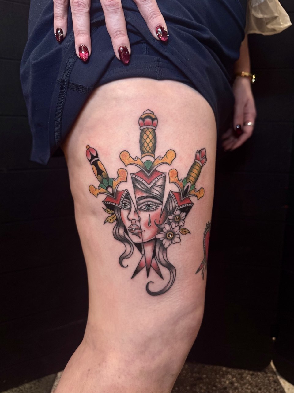 Tattoo work by Trey at Unscripted Ink NYC — Blackwork · Neo-Tribal · Traditional — portfolio image 3