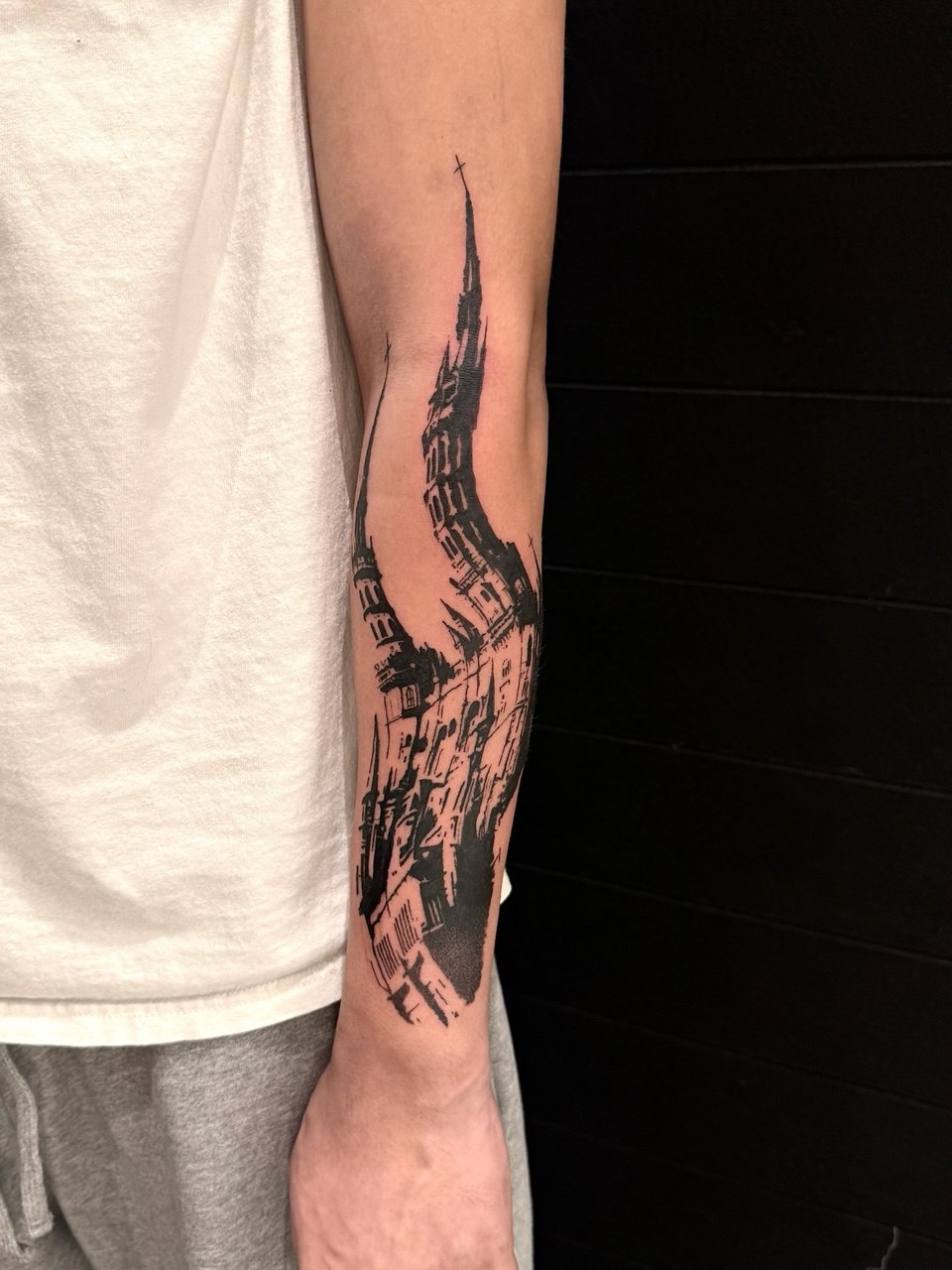 Tattoo work by Trey at Unscripted Ink NYC — Blackwork · Neo-Tribal · Traditional — portfolio image 2